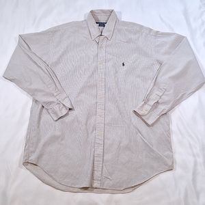 RALPH LAUREN Men's Button-down Shirt SZ Large